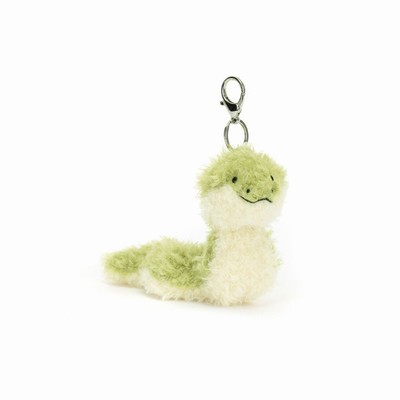 Jellycat Little Snake Bag Charm New Zealand | TKBGF7586